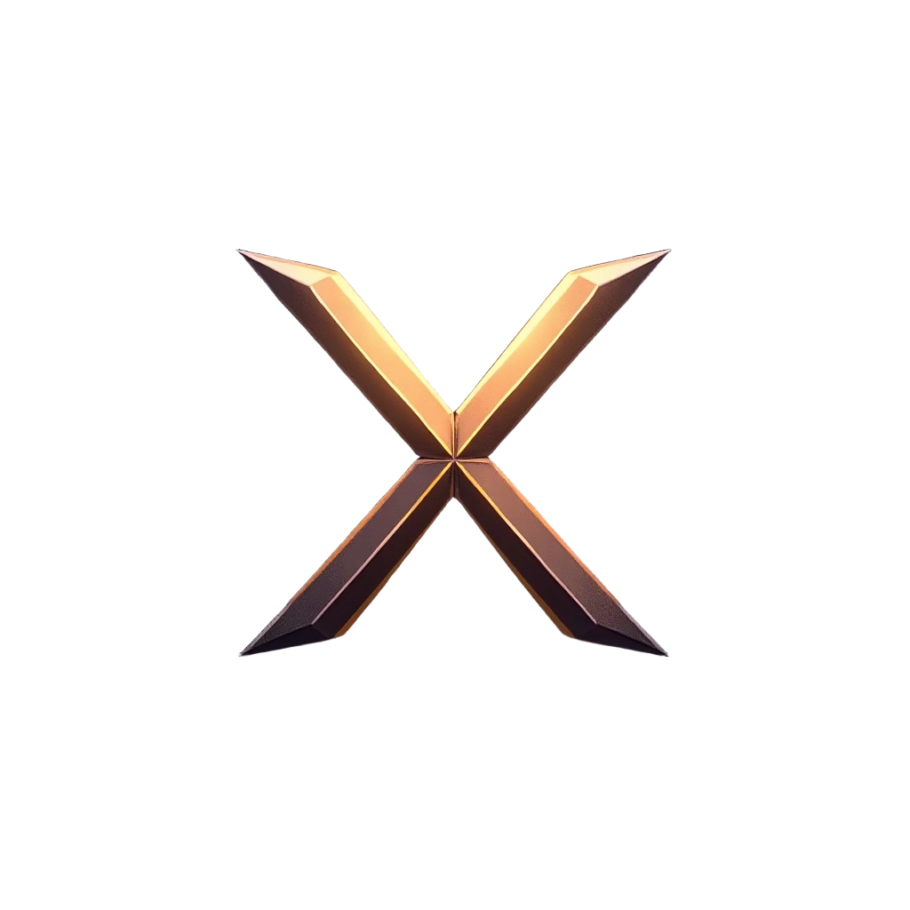 Golden X Emblem